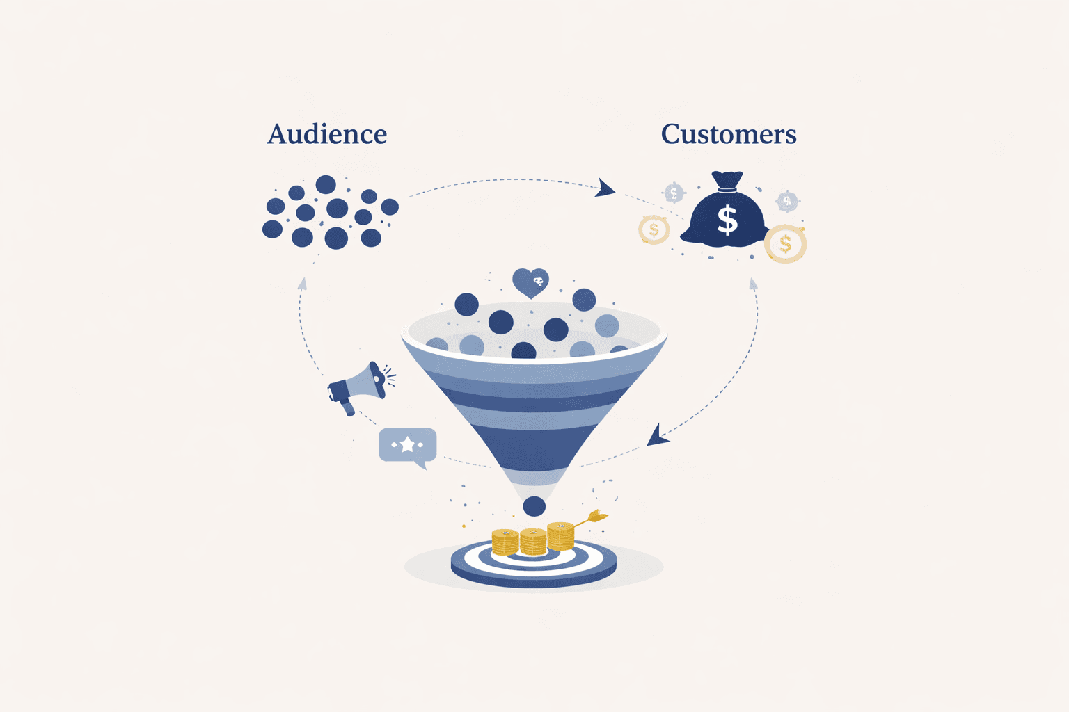 Service creation and messaging process